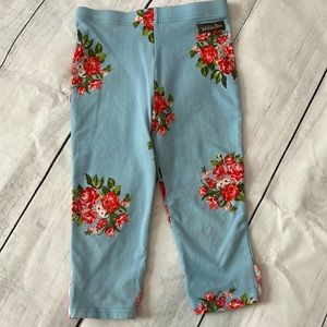 Matilda Jane Flower capri leggings